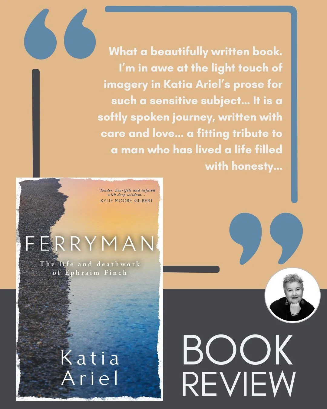 ⭐️⭐️⭐️⭐️⭐️

We&rsquo;re grateful when readers take the time to reflect so thoughtfully on a book like Ferryman.

Author Chrissie Bellbrae writes:

&ldquo;What a beautifully written book. I&rsquo;m in awe at the light touch of imagery in Katia Ariel&r