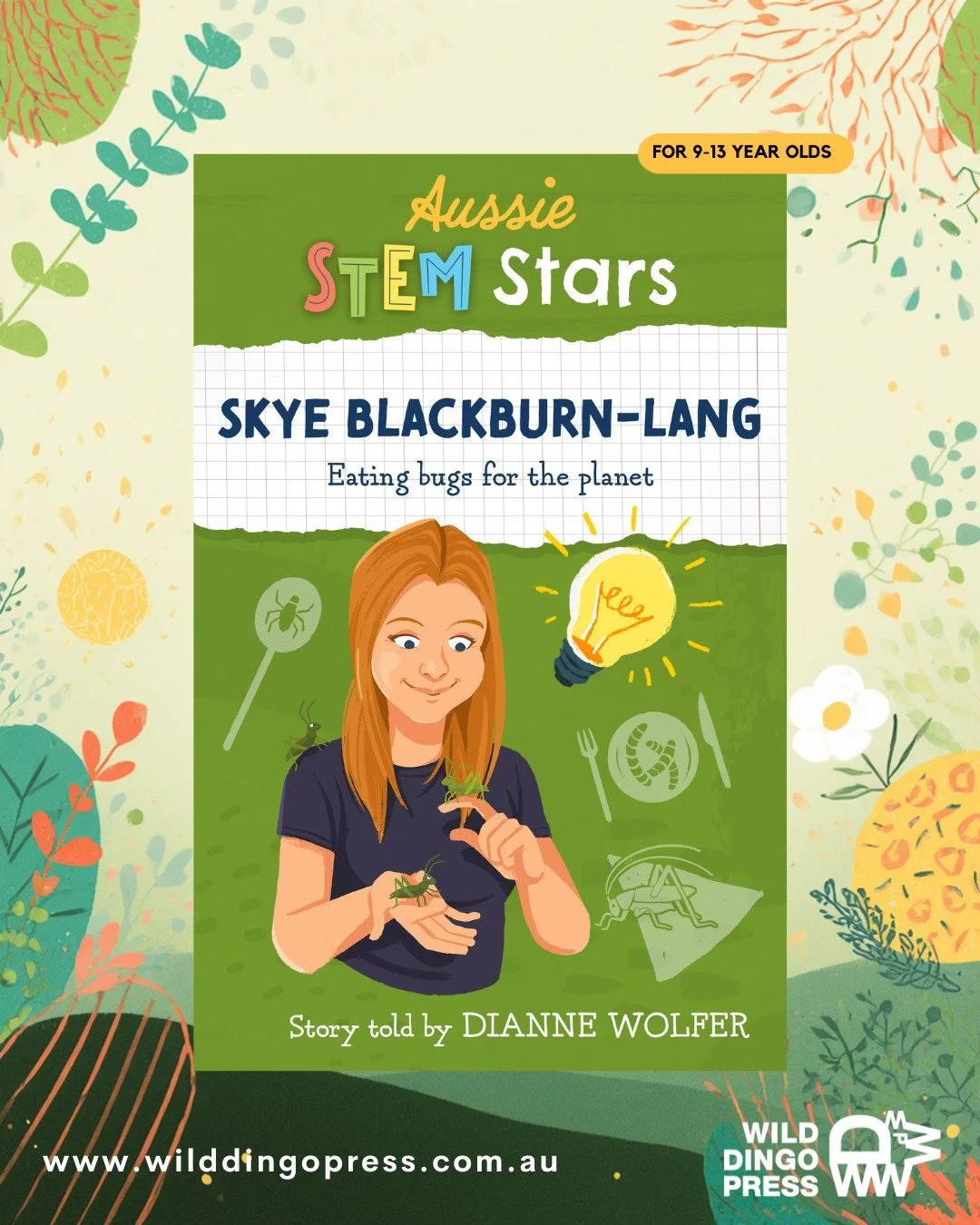 International Women&rsquo;s Day Spotlight ✨

As we continue the countdown to International Women&rsquo;s Day (March 8), we&rsquo;re celebrating inspiring women from our Aussie STEM Stars series.

Today: Skye Blackburn-Lang 🦗🌱 &mdash; eating bugs fo