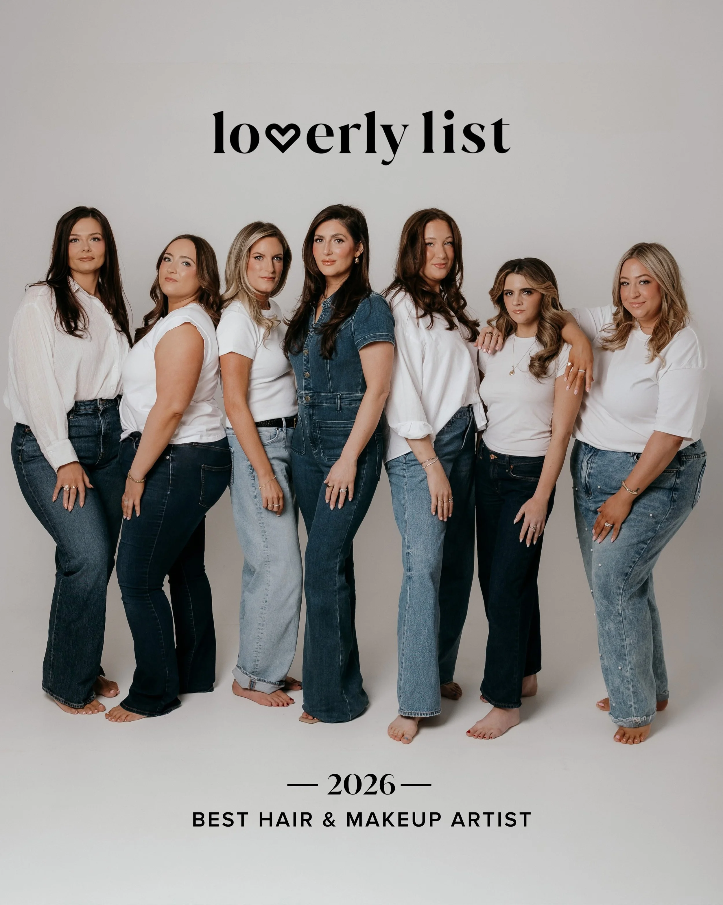 Team Haley Joy Page Makeup has officially been named by @loverly to the 2026 Loverly List, under best Hair &amp; Makeup Artist!💕

We couldn&rsquo;t be prouder of this incredible team and the talent, care, artistry and energy they bring to every sing