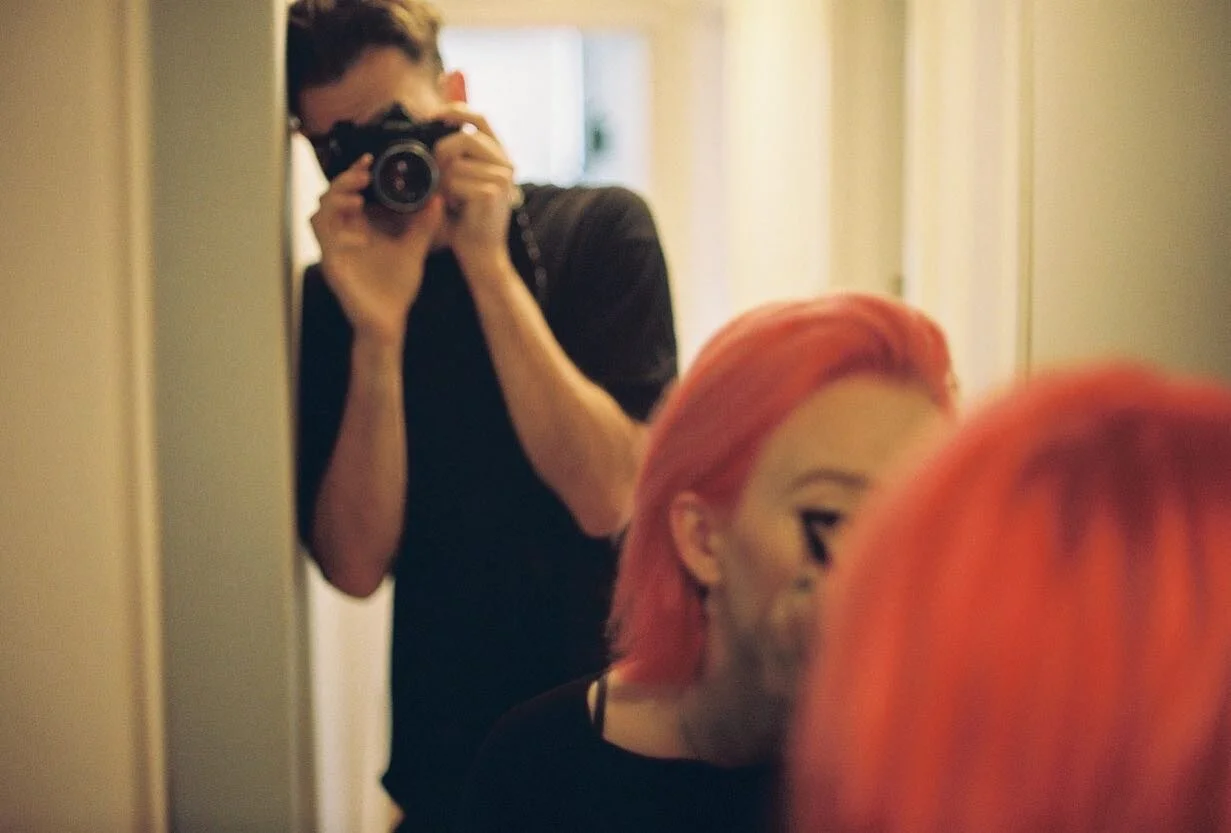 Got a new hobby, see how long it lasts. #35mmfilm #portra400 #canona1 
.
Models: Arlo and @deenyweeny_