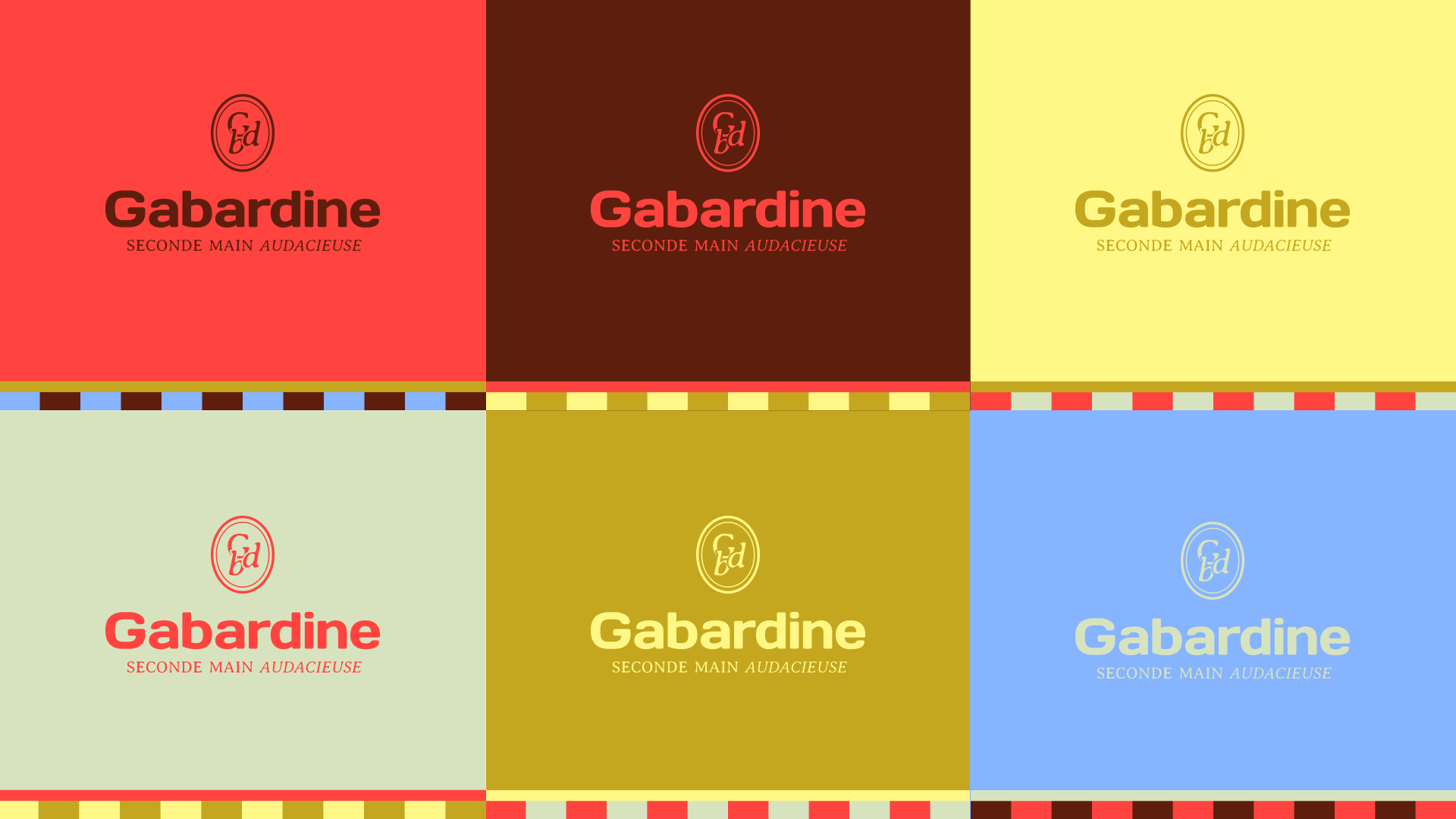 Suite de logo complet pour une identité visuelle colorée premium et joyeuse