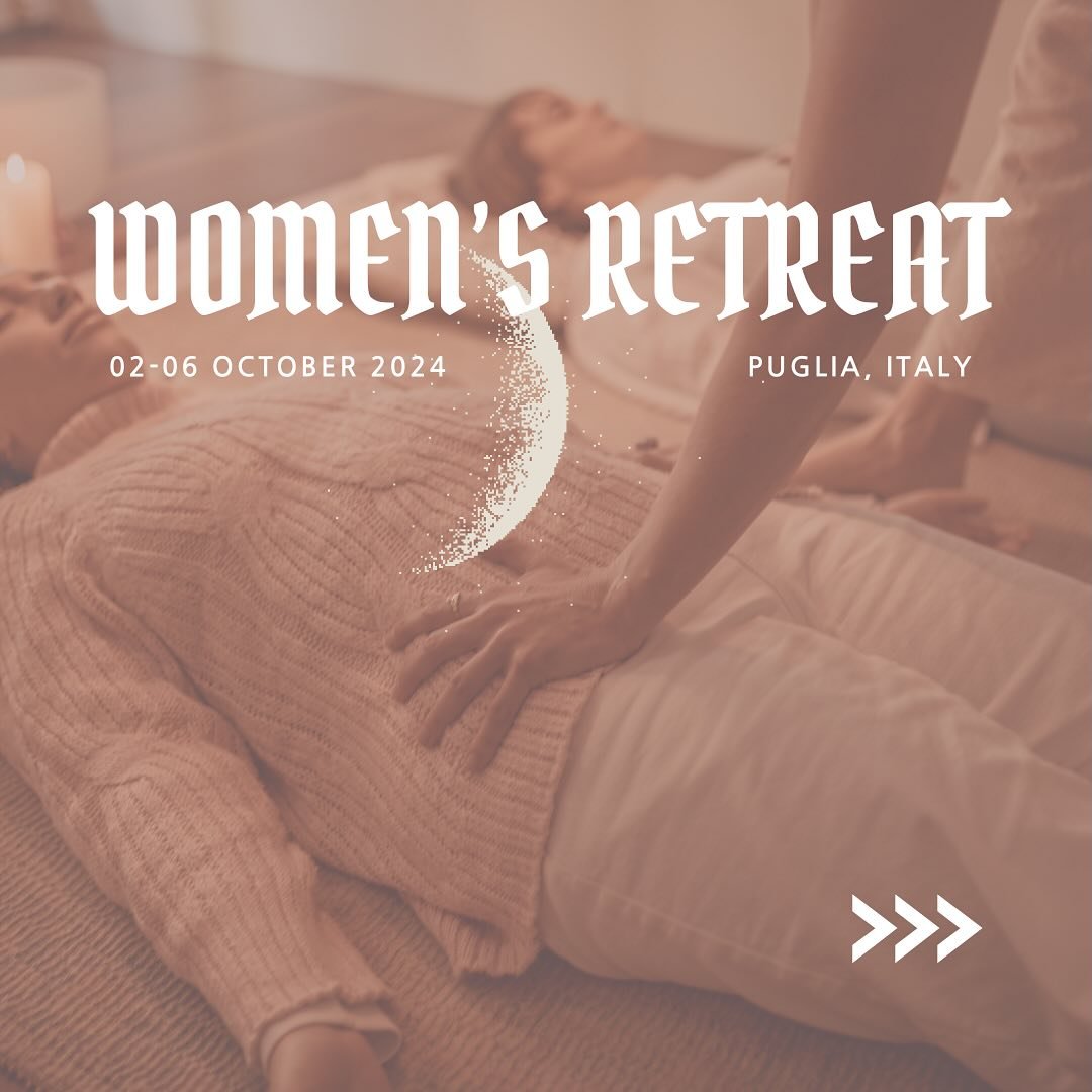 Dreaming of your next escape? 🇮🇹 

I have the perfect itinerary for you; yoga, sensual dance, moon workshops and puglia&rsquo;s breathtaking coastline.

WOMEN&rsquo;S RETREAT, ITALY
02-06 October 2024

A transformational 5 day immersion for you to 