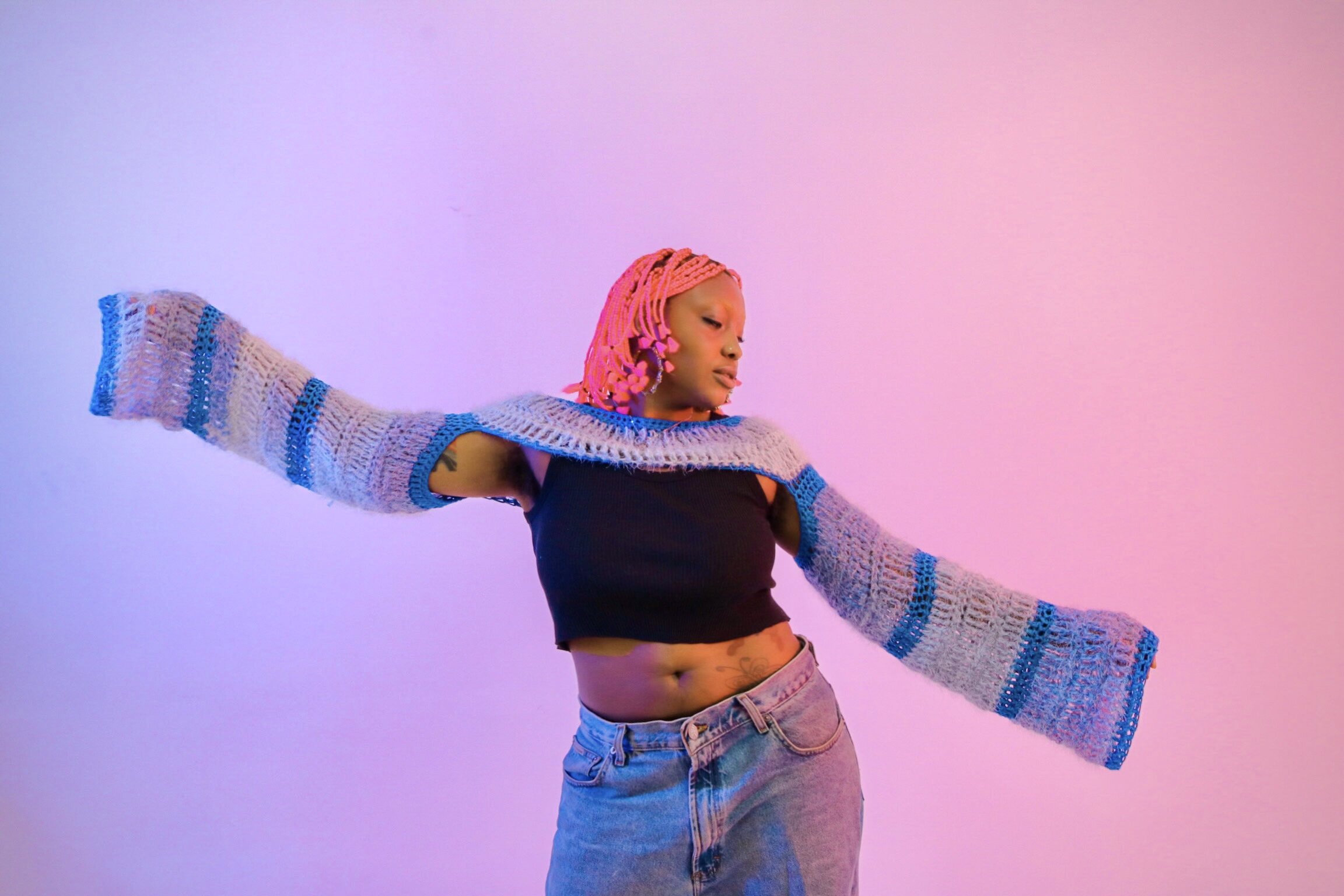 Blueberry Shrug