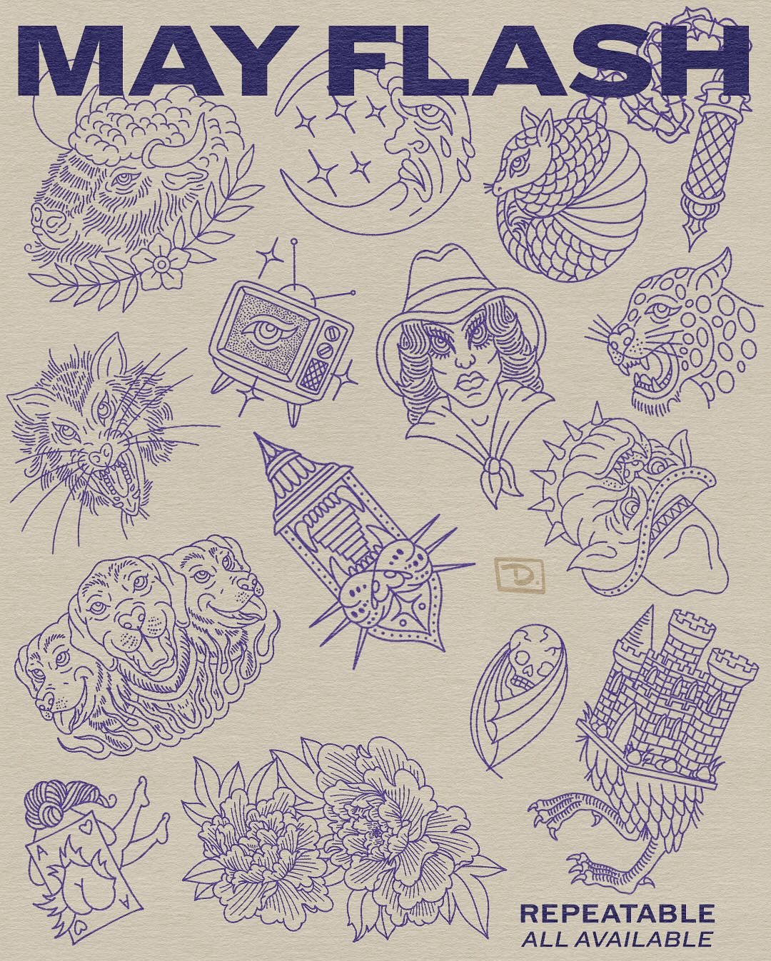 Some May flash pieces for ya&rsquo;ll! I&rsquo;ve got a wide variety in there for lots of different folks. My books are pretty light so I&rsquo;d love to get them filled for the summer. All repeatable and available. I would like to stick to color but