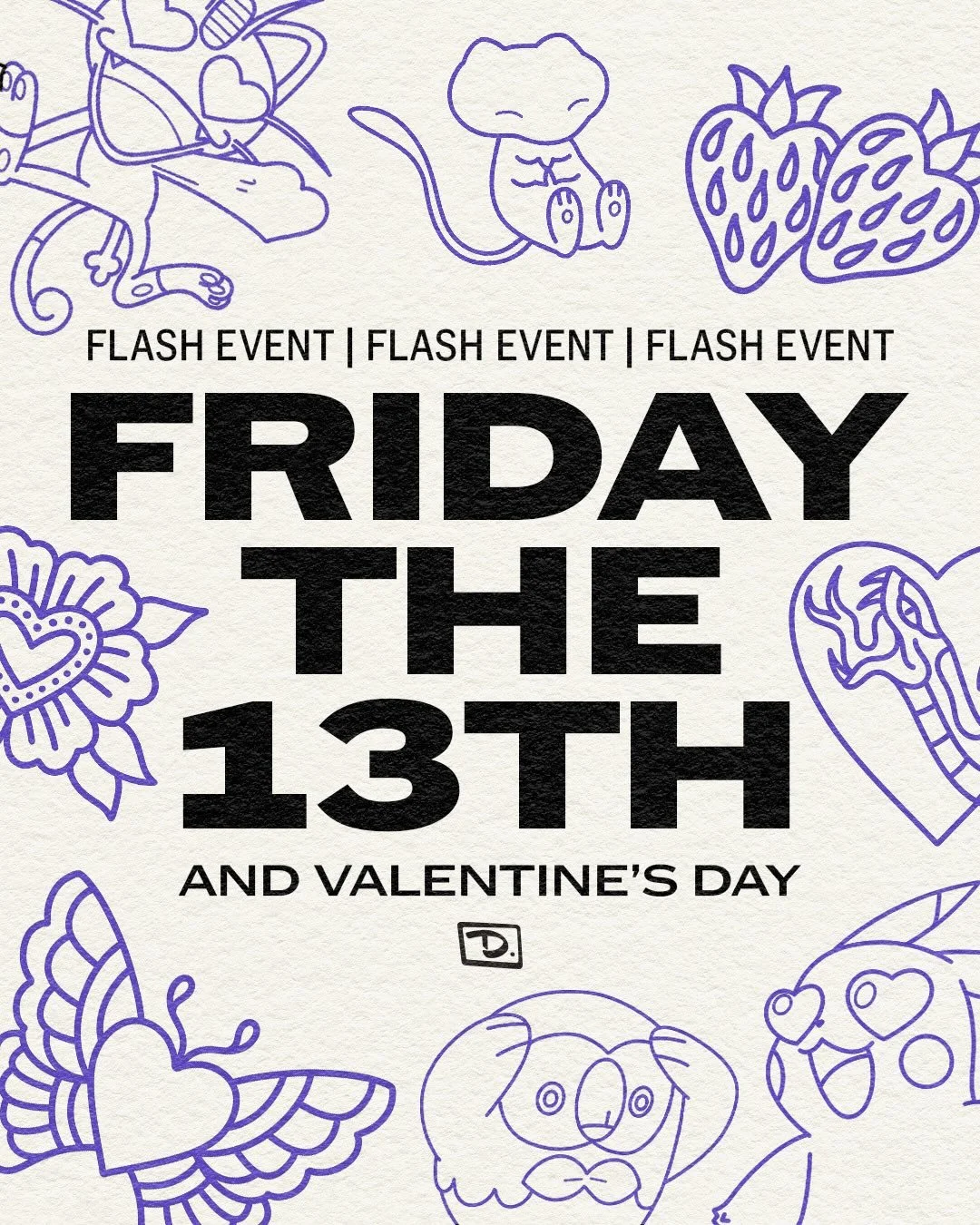 THIS FRIDAY AND SATURDAY. Bangers for the 13th and 14th. They will be first come first serve here at @luckyrosedenver. @lindamillicenttattoo and I will be doing silly little Pokemon pieces. We will have a sign up sheet day of and get through as many 