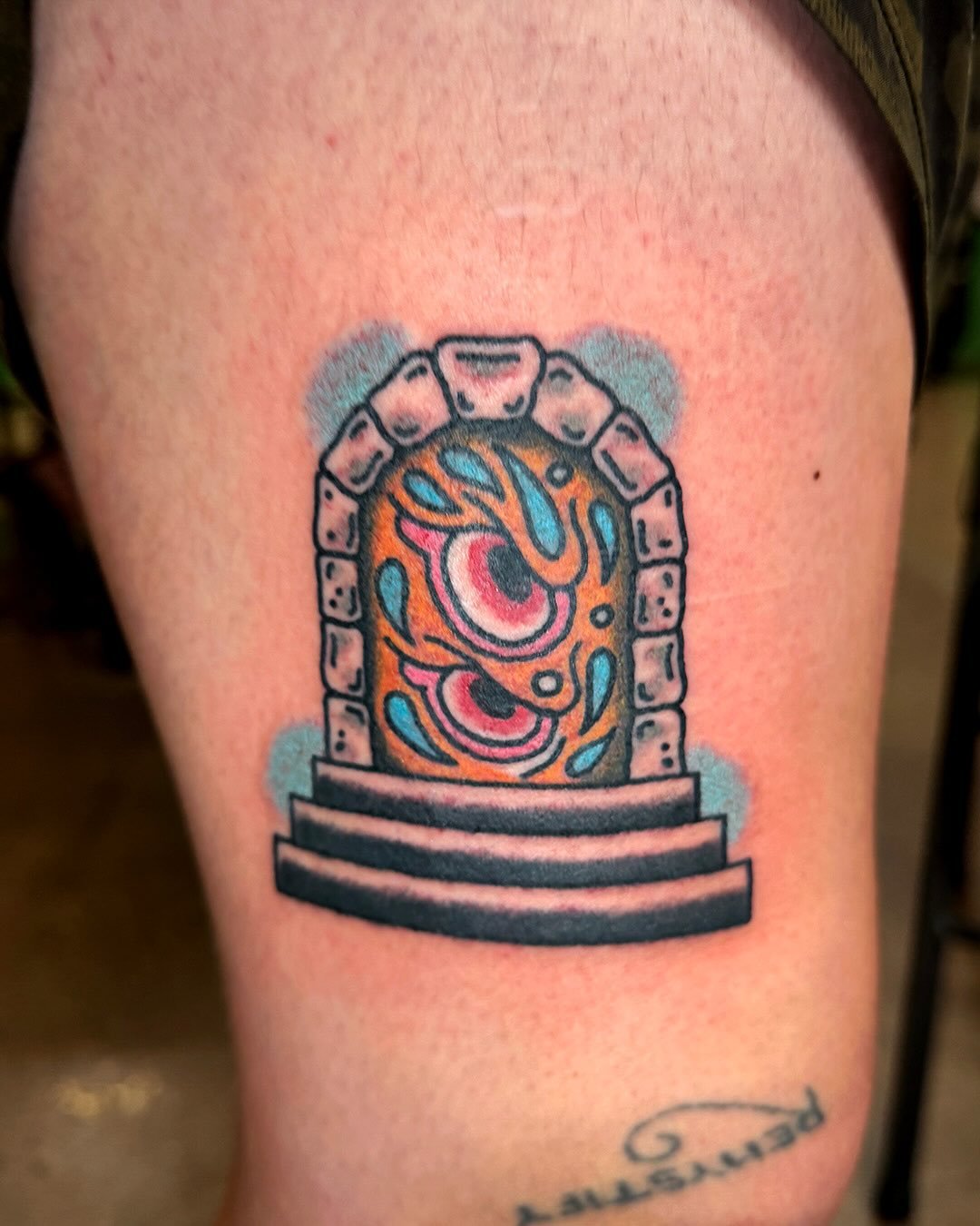 A portal piece from my flash. This was a part of a trade for some Pokemon Cards. I am always happy to work out a trade. Especially for Pokemon cards. May that be vintage, slabs, sealed product or some packs as part of tip. Happy to be able to make th