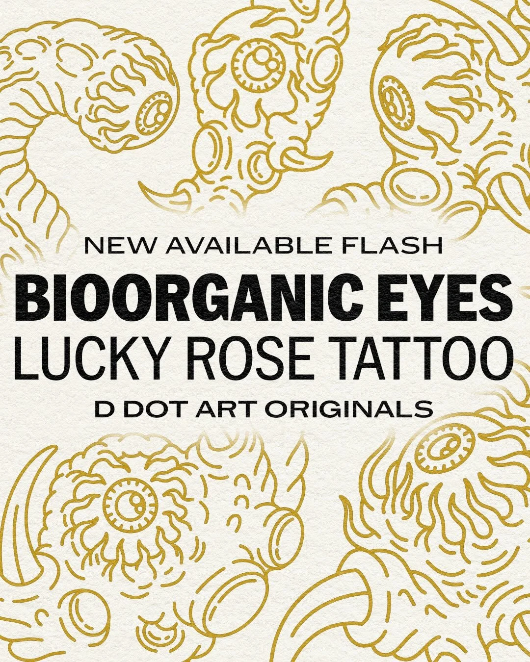 New Flash. All available and repeatable. Some more bioorganic eyeballs. These all can be adjusted to better fit your style. Black and grey is also an option. All hand drawn, hand painted and hand made with love. No AI here. Reach out through email or