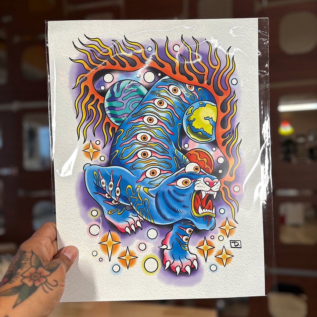 Galaxy Portal Tiger Print