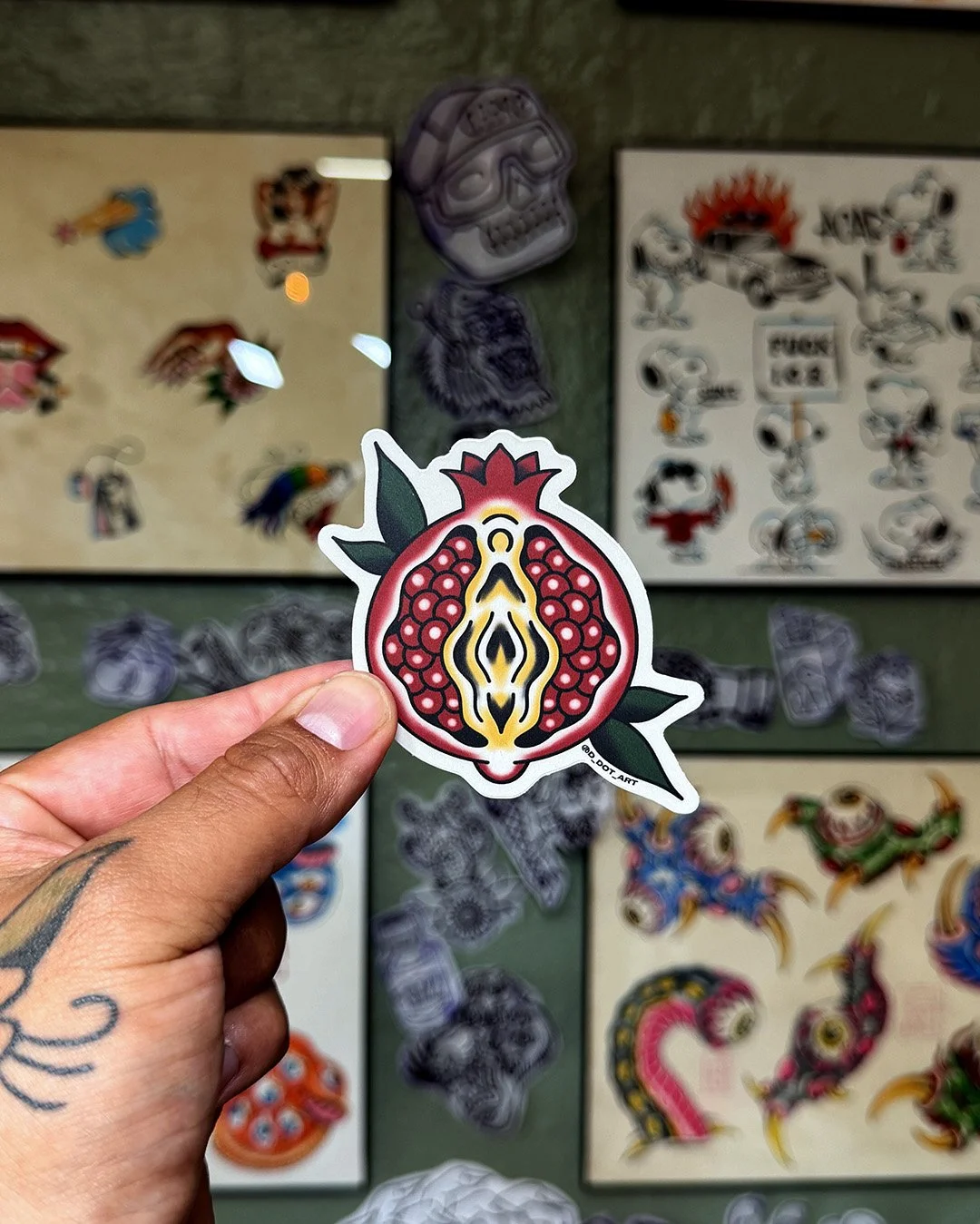 Pomegranate Sticker