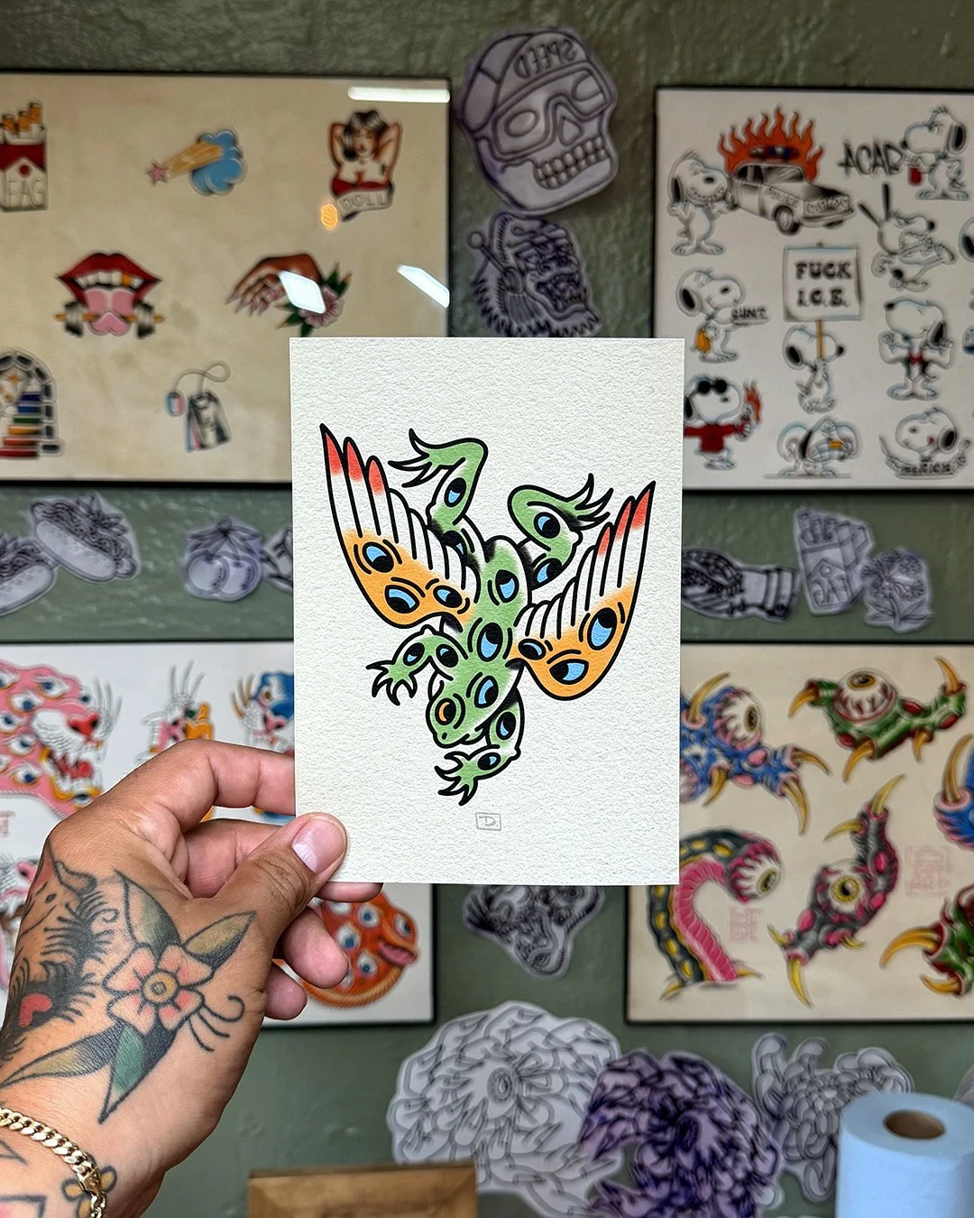 Seraphim Frog Print