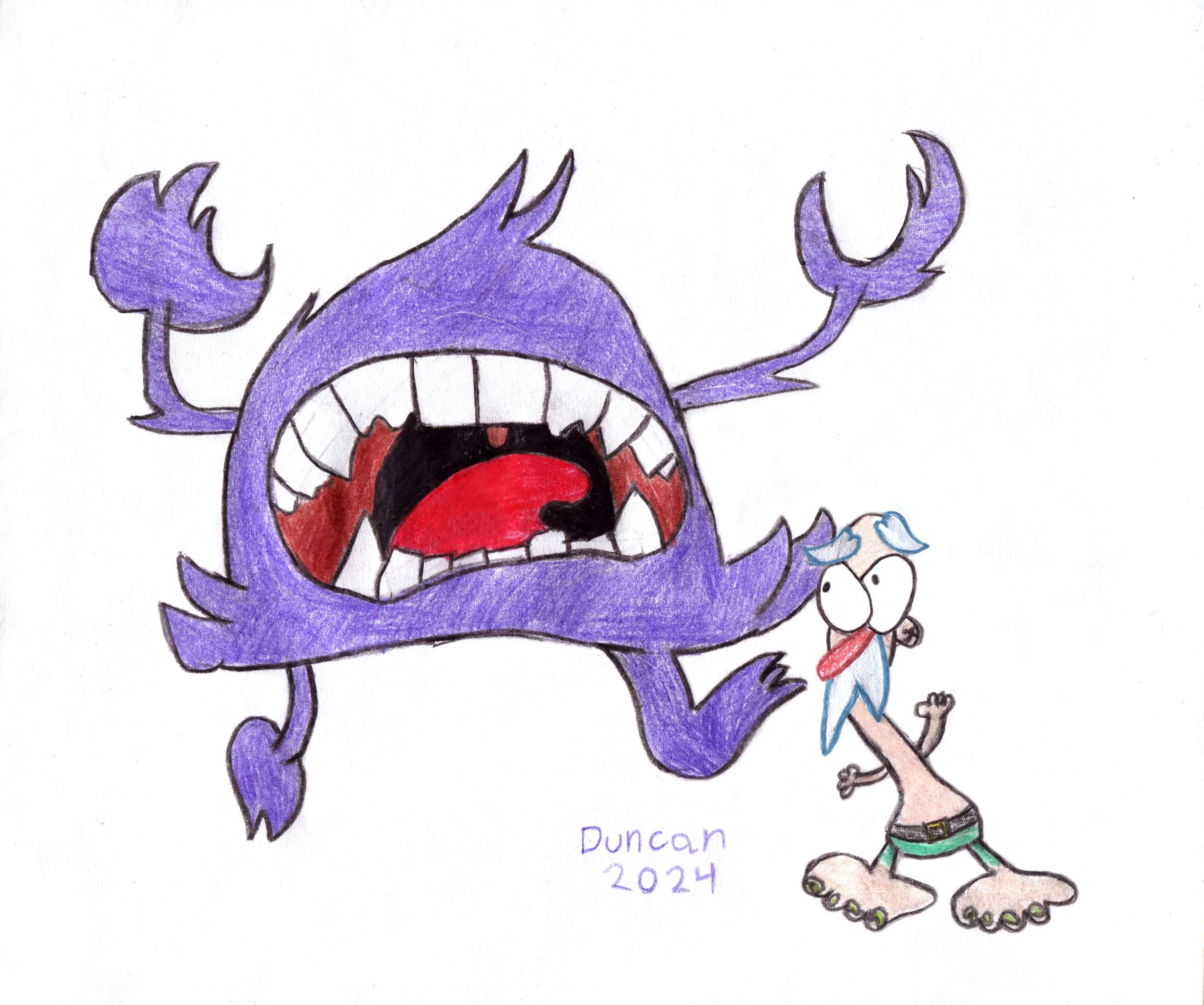 SKRUM and Barnabus by Duncan, age 10