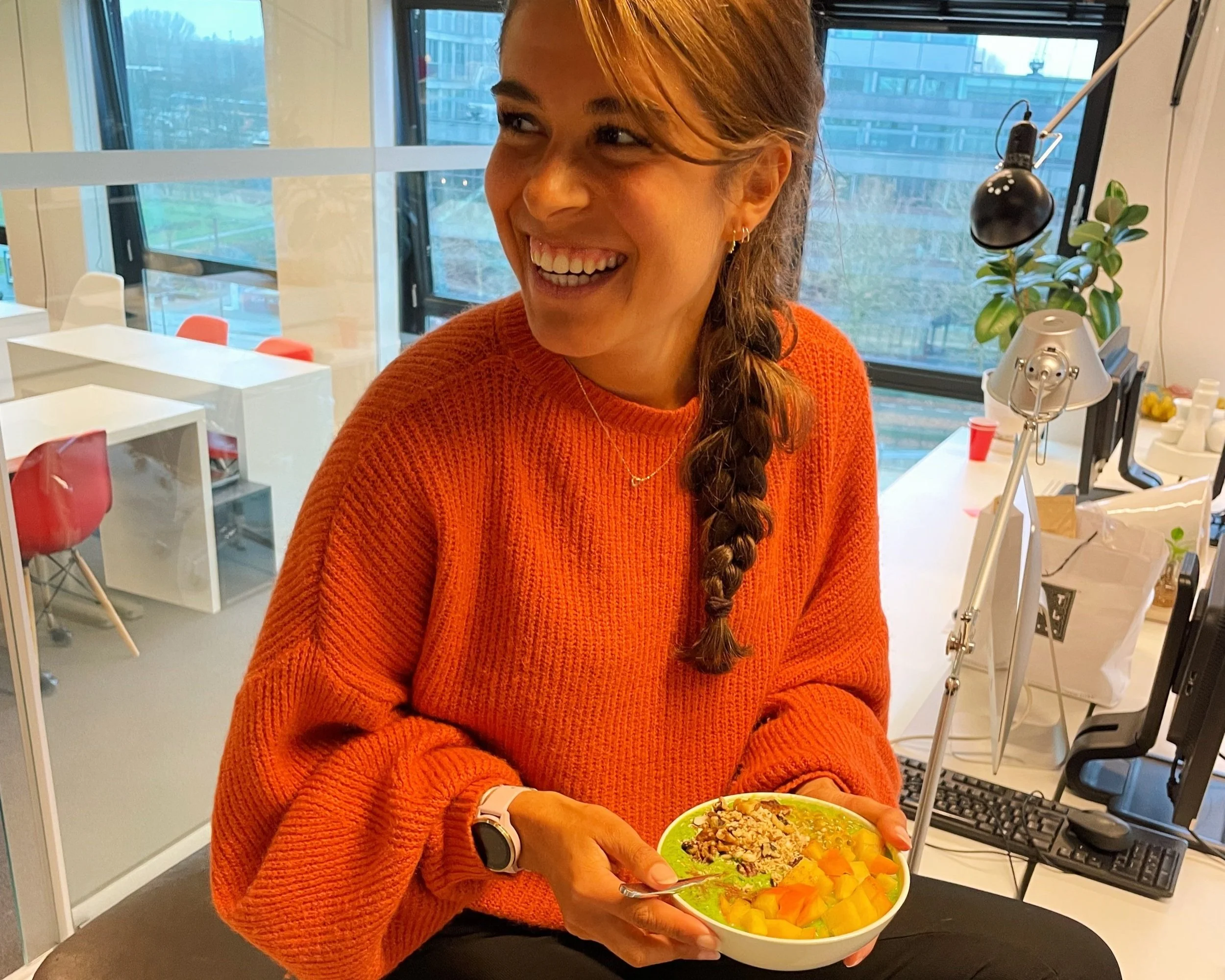 Healthy smoothie bowl 