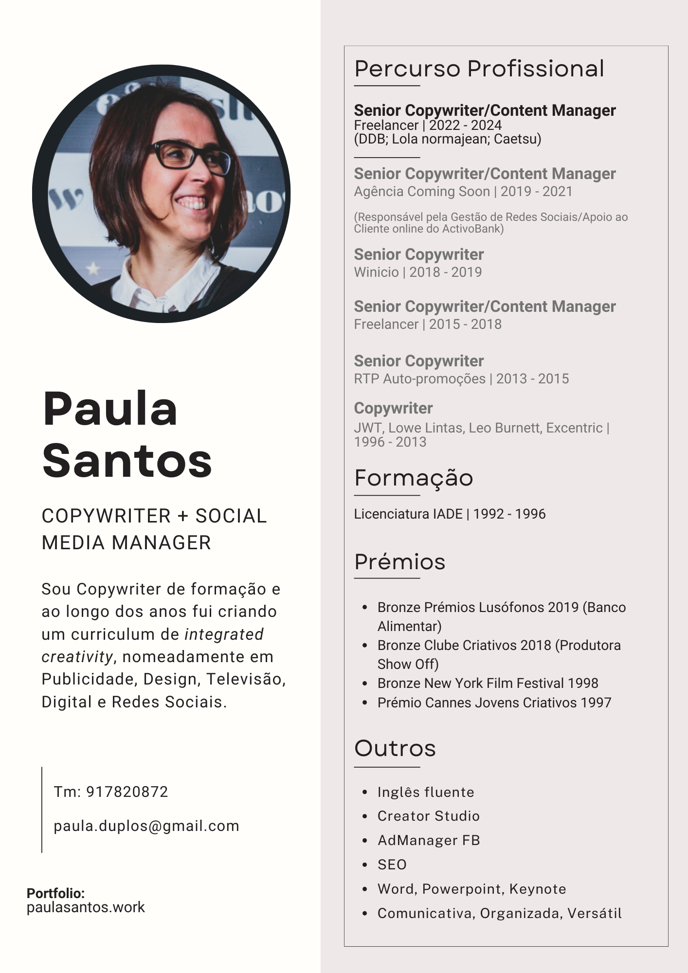 Modern Clean Professional Photo Web Developer Resume CV .png