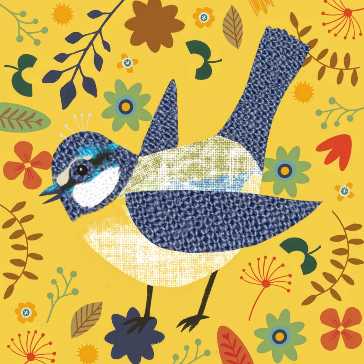 The Blue Tits are having a party outside our window at the moment 🥳 🙌 boop boop