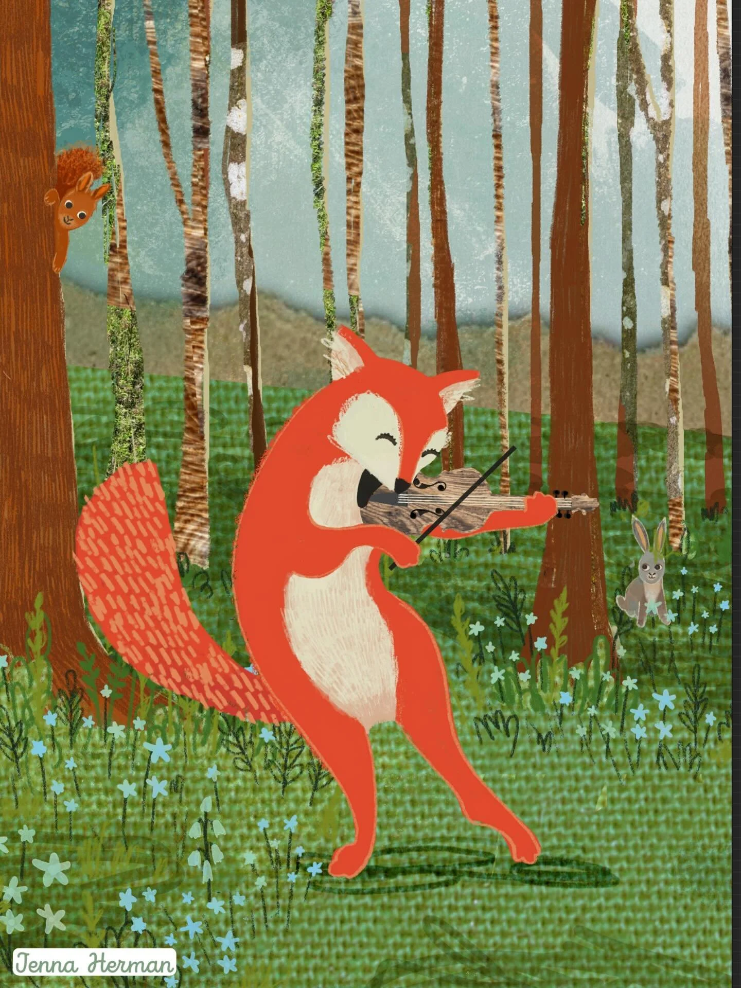I just saw it&rsquo;s #internationalfoxday 🦊🥳 - an annual tradition when all the city foxes grab their fiddles, leave their bins behind and head to the forest for a knees up 🎻

(This picture is one from my portfolio. Thanks for the fox prompt @con
