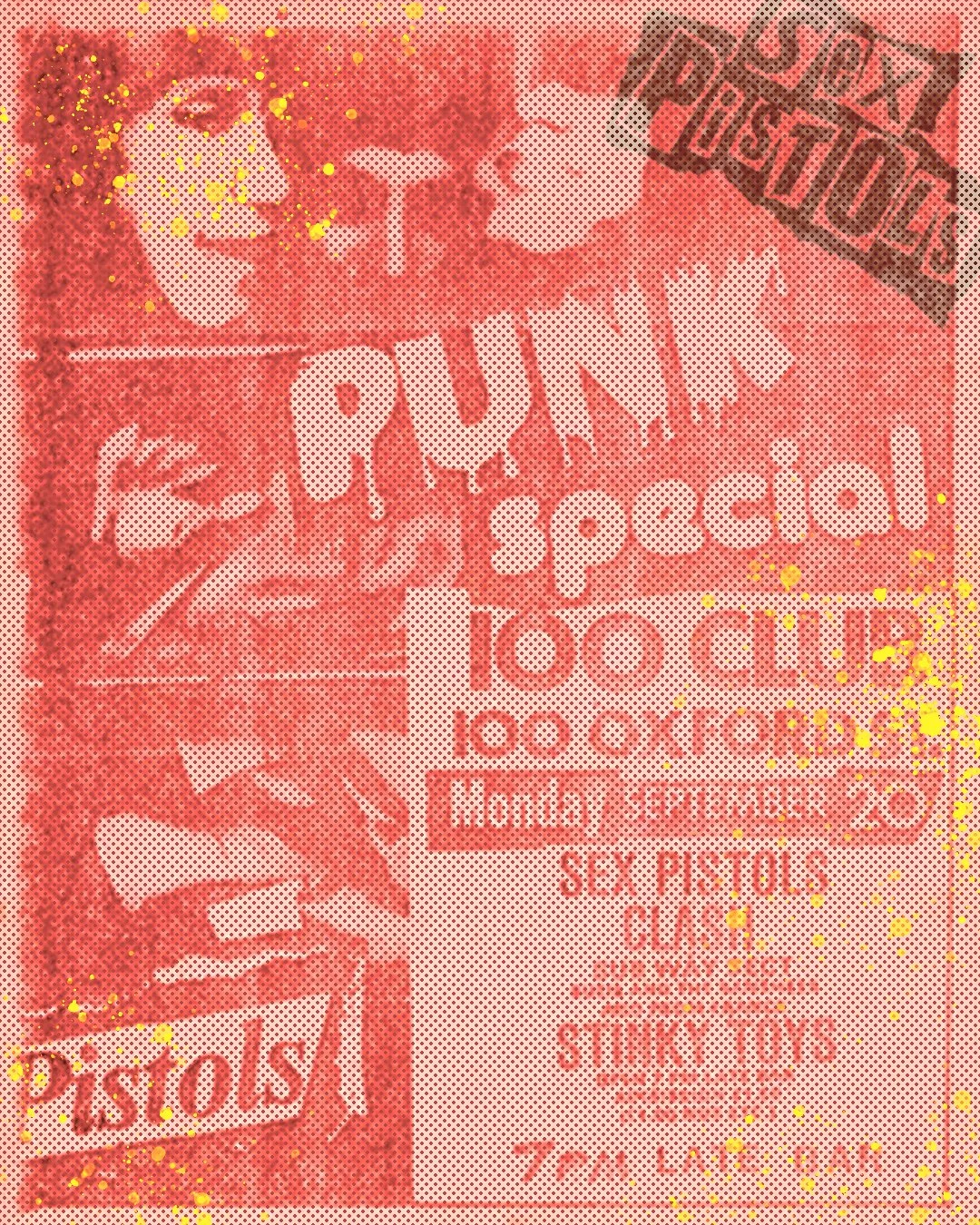 Sex Pistols Flyer Redesign