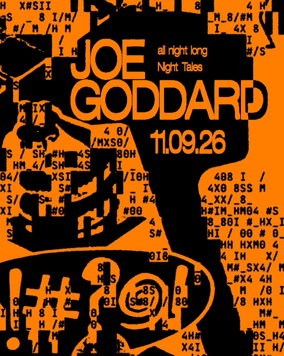 Joe Goddard Poster - Night Tales