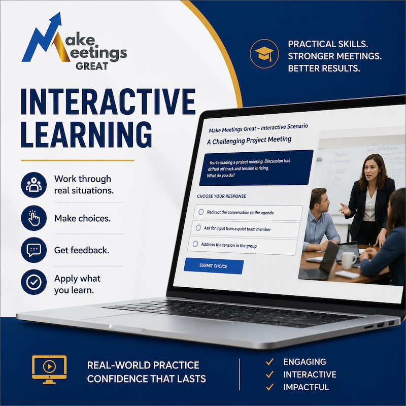 Make Meetings Great: Self-Paced Online Course