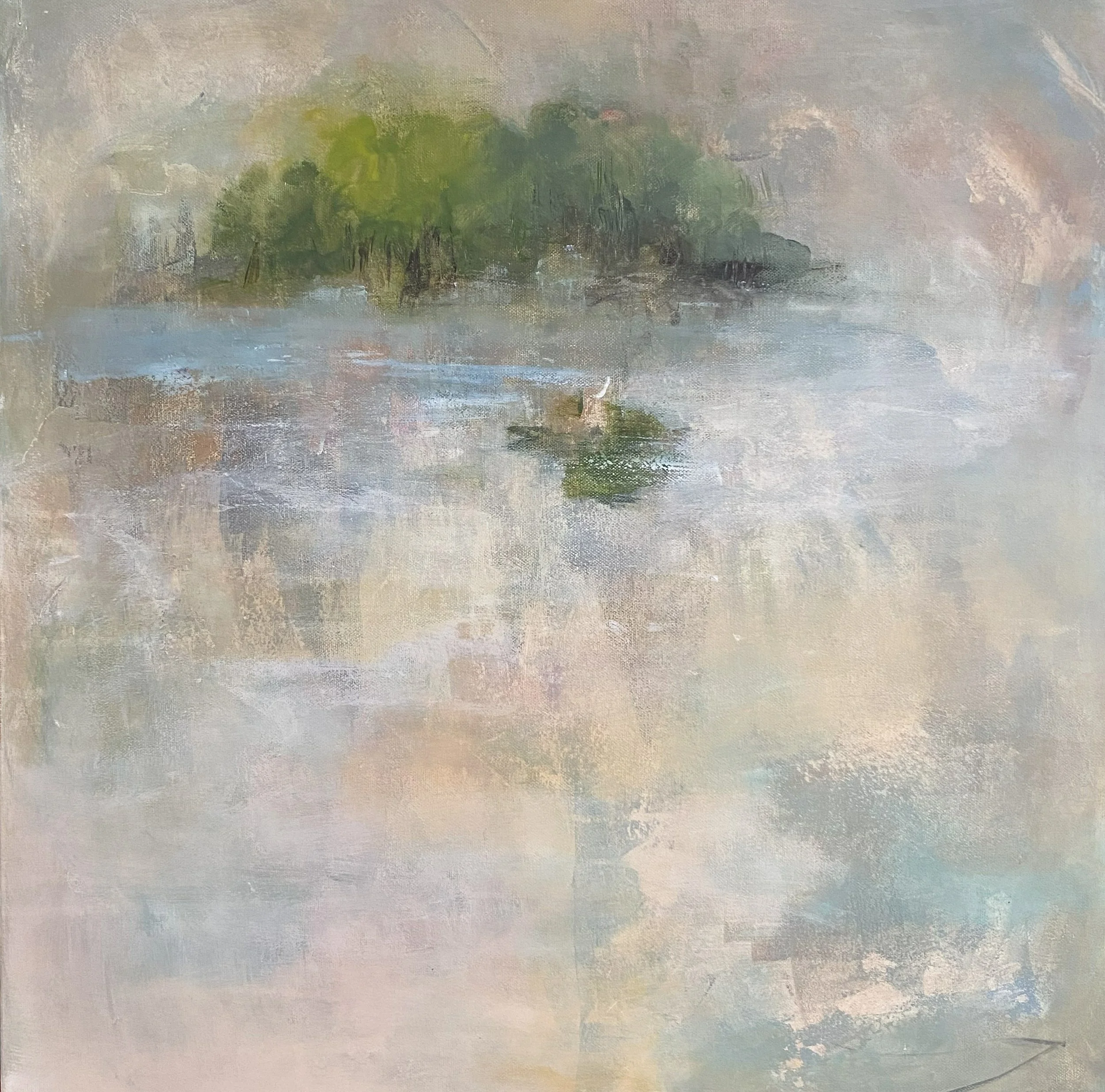 Bruach (gaelic: the bank of the river)
60 x 60 cm