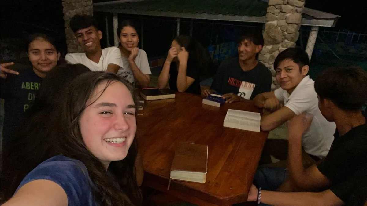 Since Vivien has been in Brazil, Tirza has been working the activity center and leading the Bible studies. It has been encouraging me to see her excitement as she engages with the youth in learning the Bible. (8/30/25)