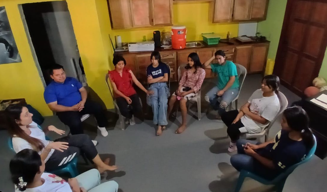 We now have 6 high school girls who are helping out in the activity center. They have been learning a lot about responsibility and dealing with some mischievous children. We will have a meeting with them once a month for them to talk about the proble