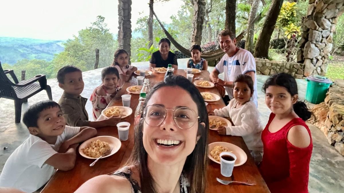 We continue to enjoy hosting our neighbors and friends and staying connected with the families. There is a grandma who is taking care of 8 children. They are our regulars at the activity center, and they challenge us and the leaders with their behavi