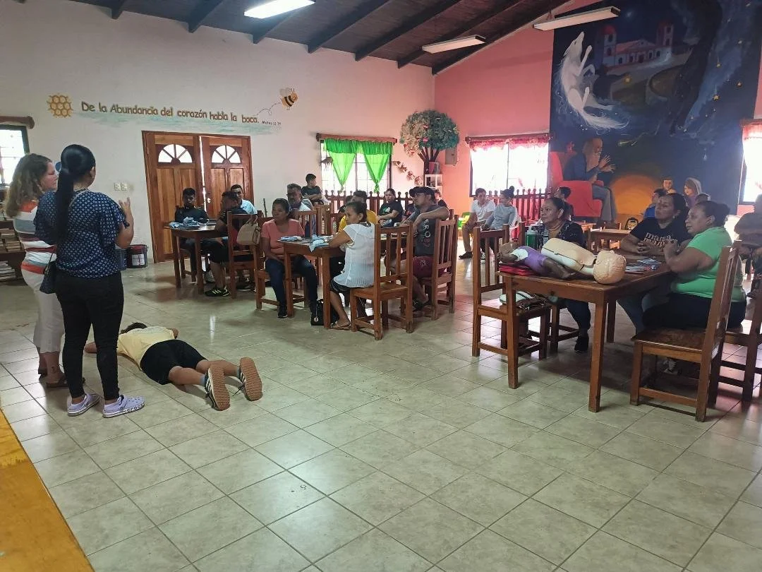 Medical Team Visit - They visited a one room schoolhouse, doing a BIble story, craft, games and food. (8/2/25)