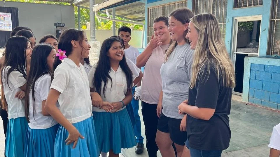 Corrine and her friends came down for a short visit to see everything we are doing. There was no special project they helped with; they just got involved with all our normal schedule for the week, helping out at the activity center, going on sponsors