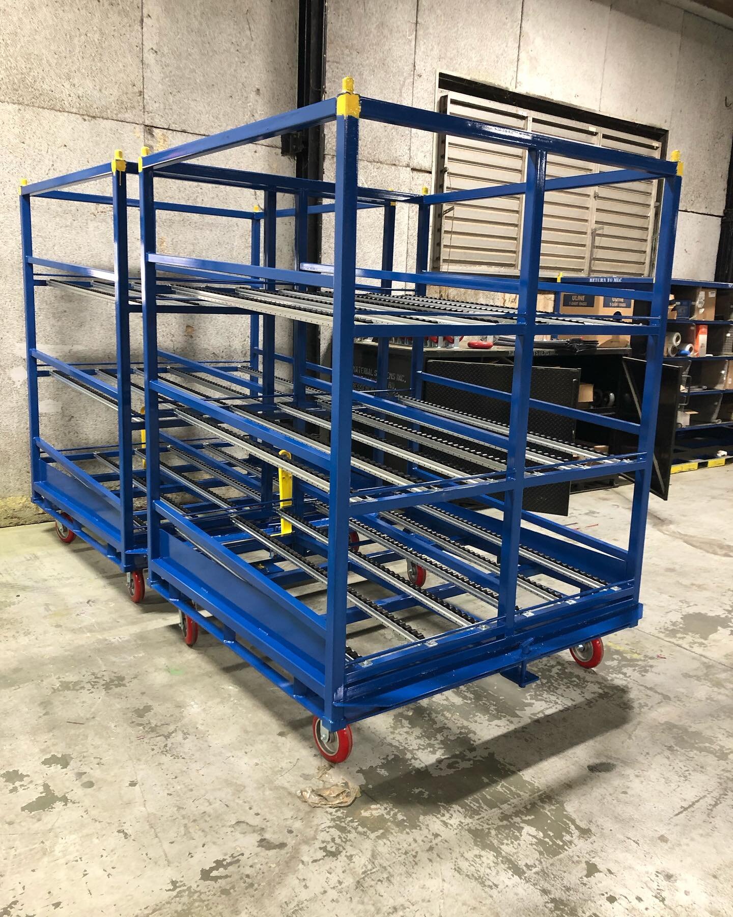 Flow Racks ready to ship to our customer.