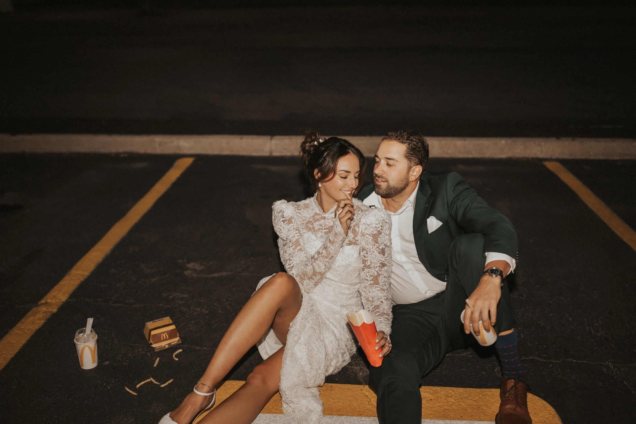 Post- Wedding McDonald’s Photoshoot