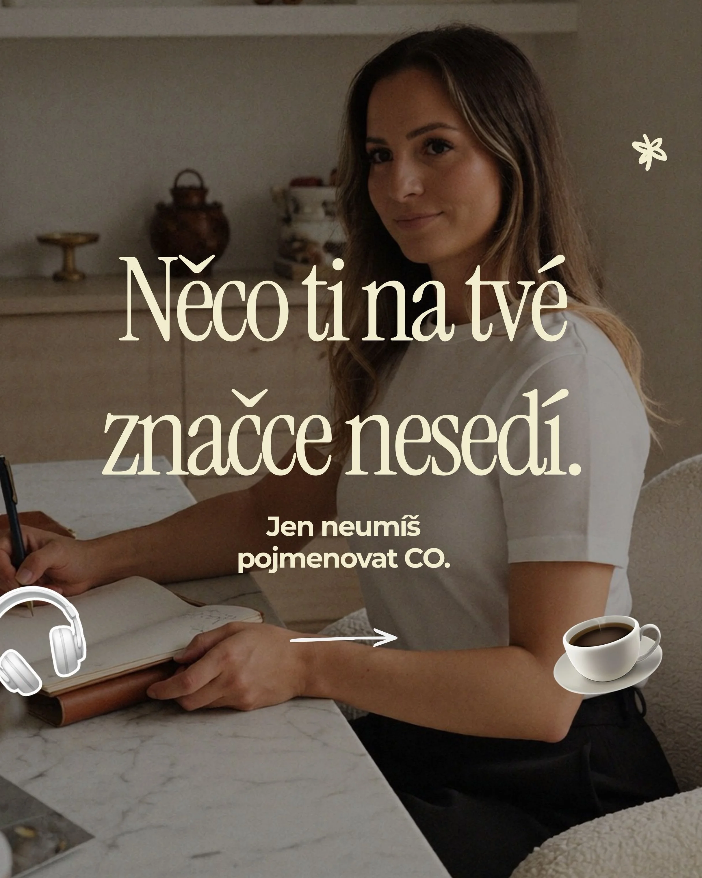 Nov&yacute; vizu&aacute;l ti ned&aacute; to, co ti doopravdy chyb&iacute;. 🤍

Když něco nen&iacute; &uacute;plně ono, prvn&iacute; instinkt b&yacute;v&aacute; s&aacute;hnout po vizu&aacute;lu. Změnit barvy, vytvořit nov&eacute; logo, m&iacute;t hezč