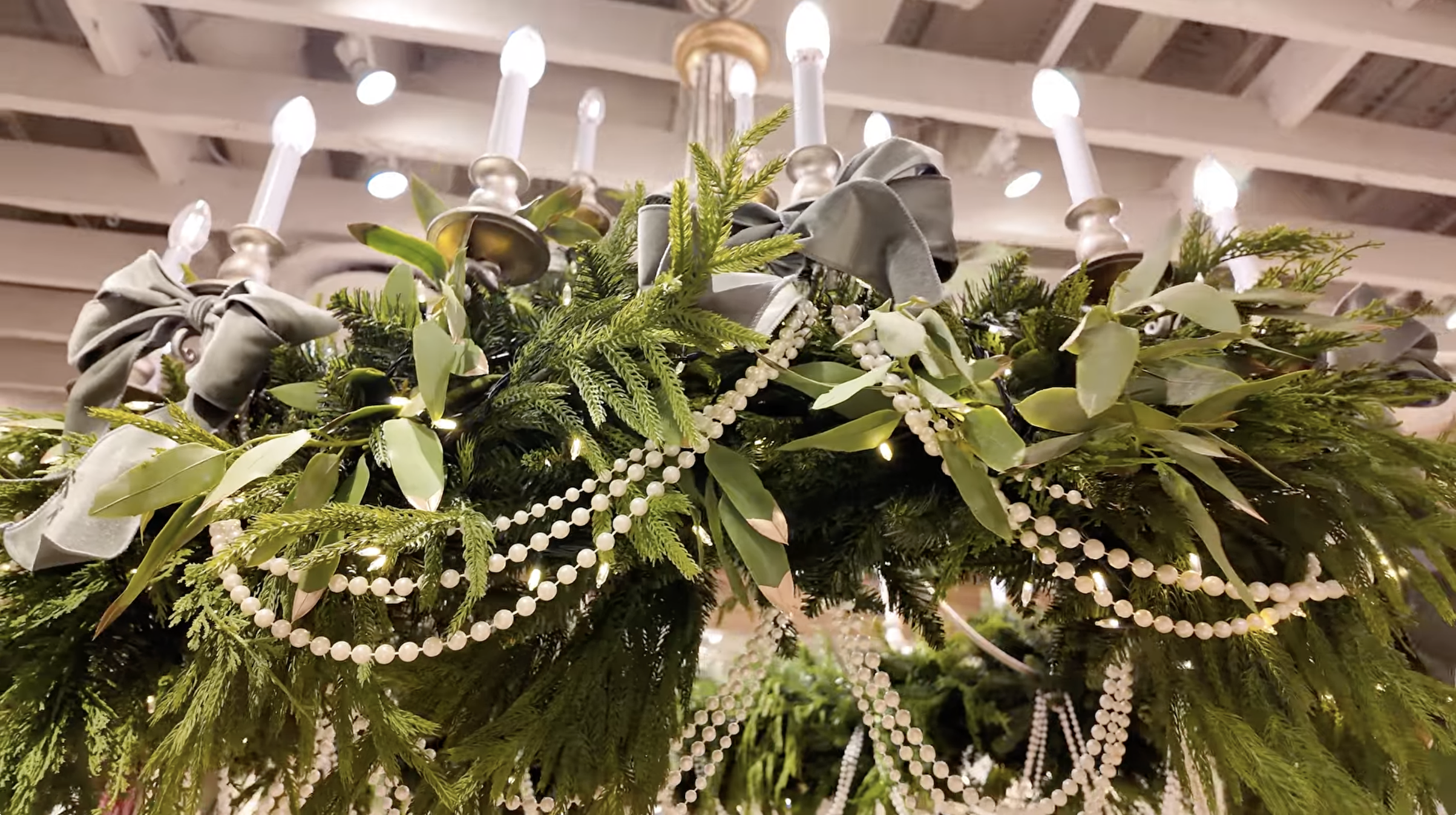 Custom Visual Merchandising Chandelier