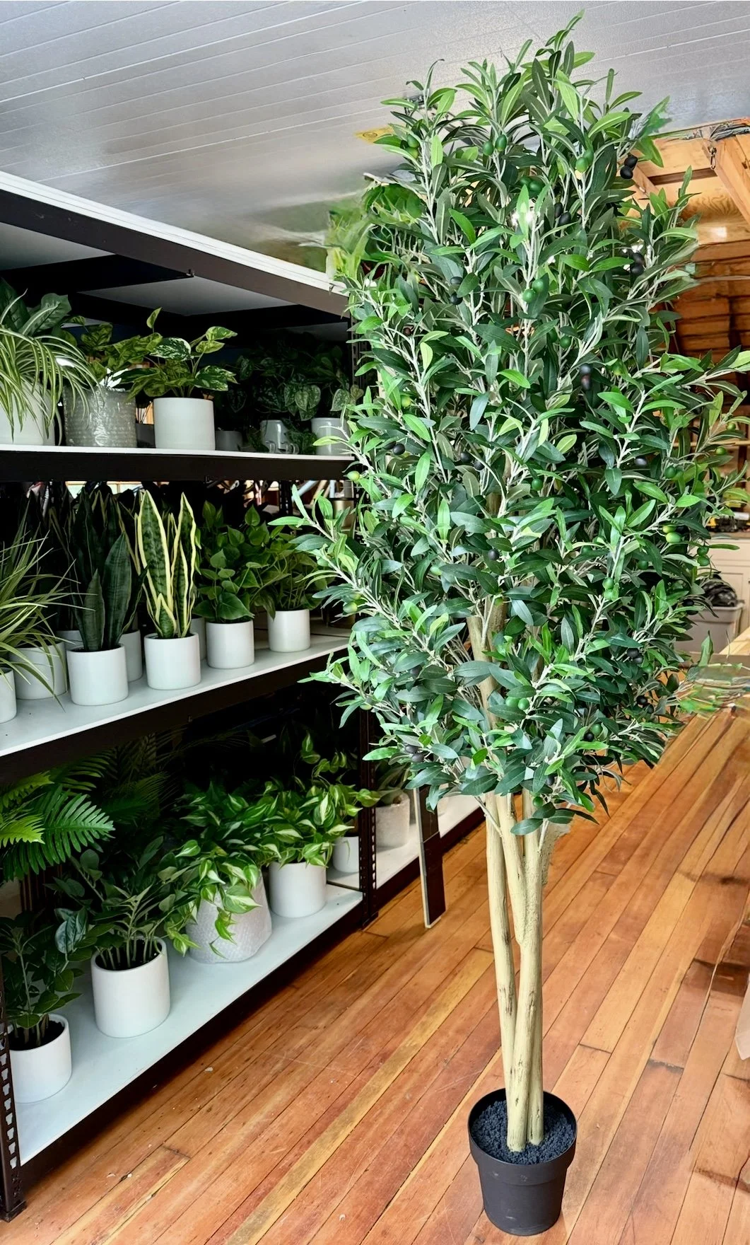 6,700 Artificial Trees with Real Bark Trunks, for NYC Bank World Headquarters -Permanent