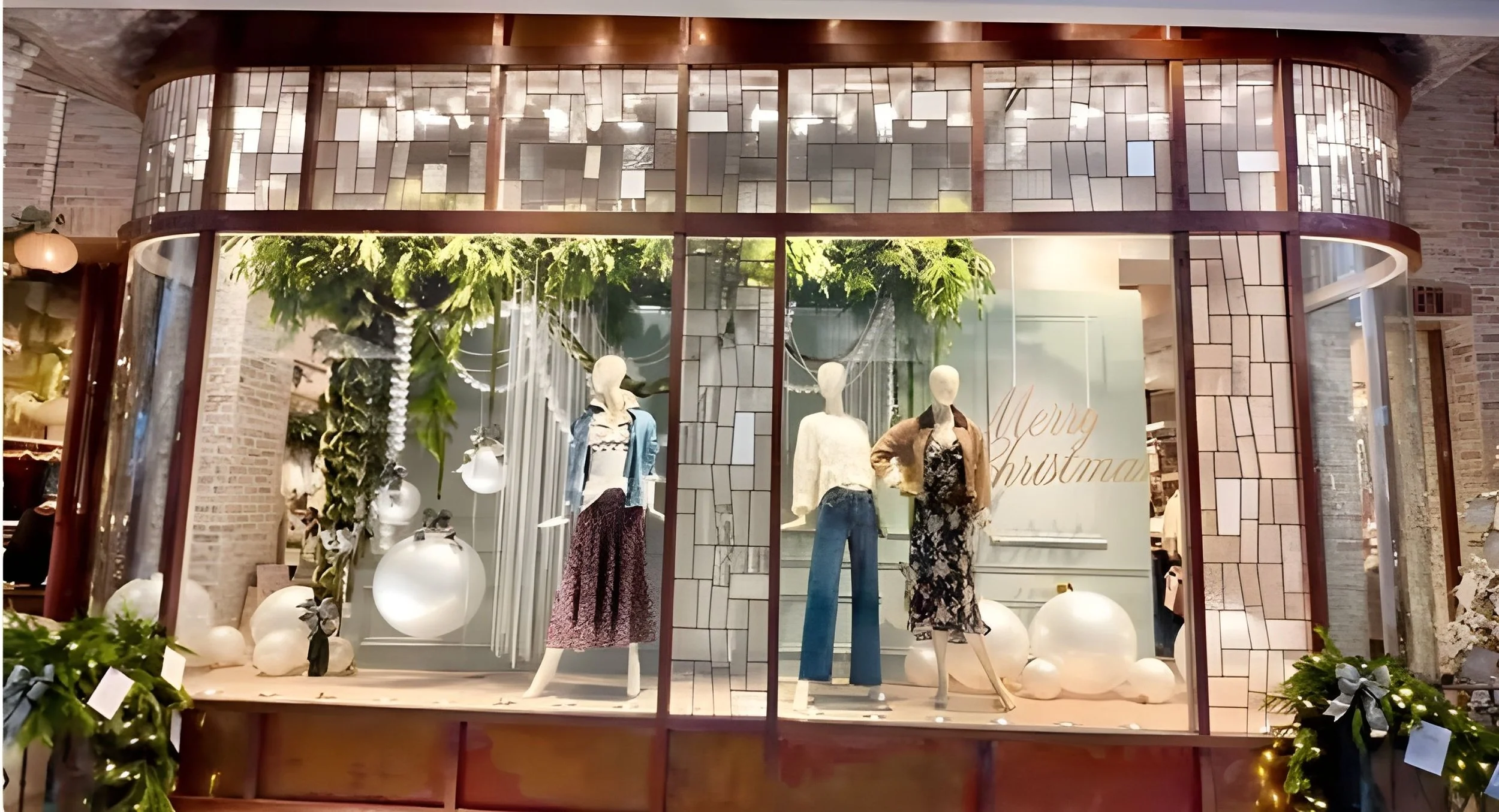Holiday Window for Retail Visual Merchandising