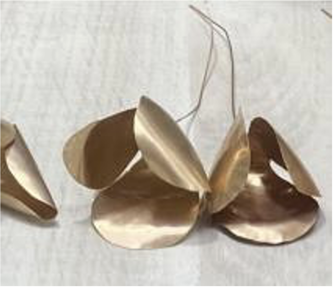 Handmade Copper Flowers