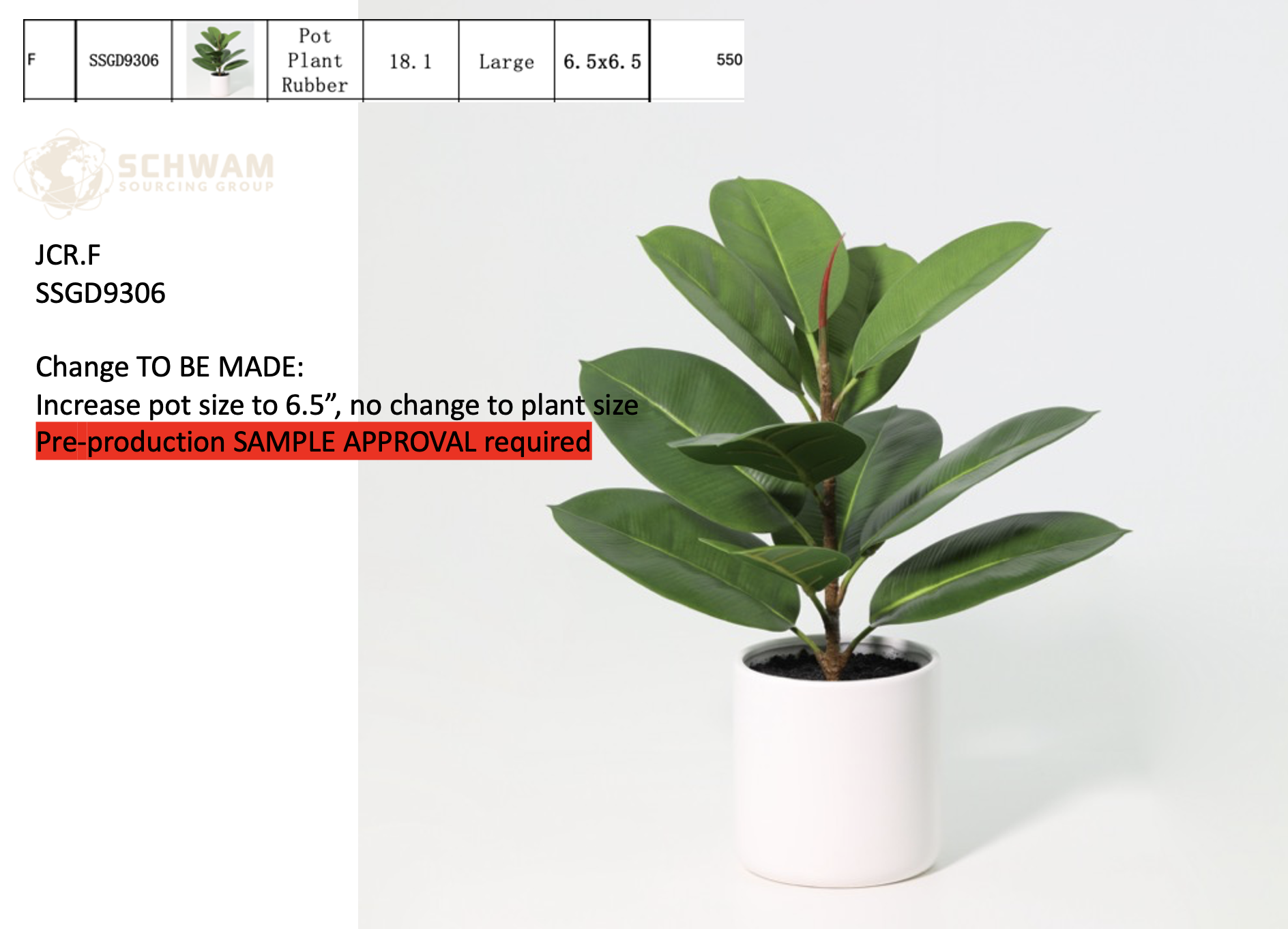 Artificial Plant by Schwam Sourcing Group