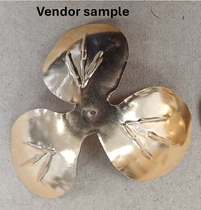 Handmade Copper Flowers