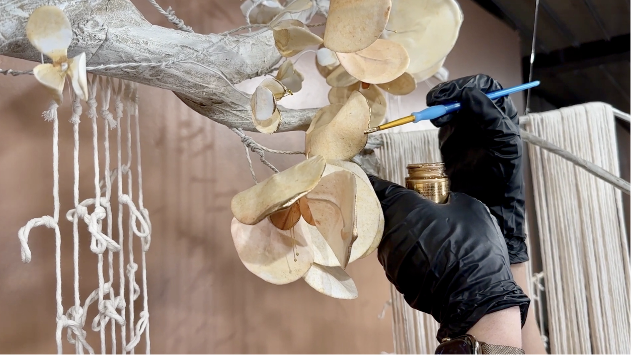 Handmade Buckram Flowers