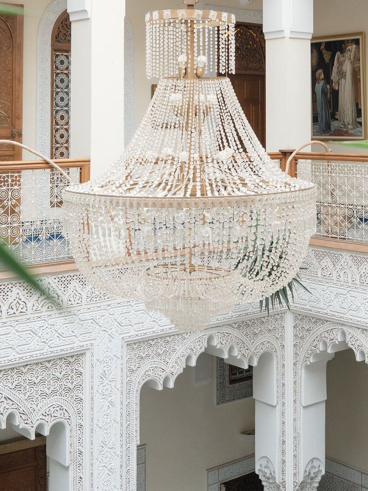 Riad chandelier, Fez