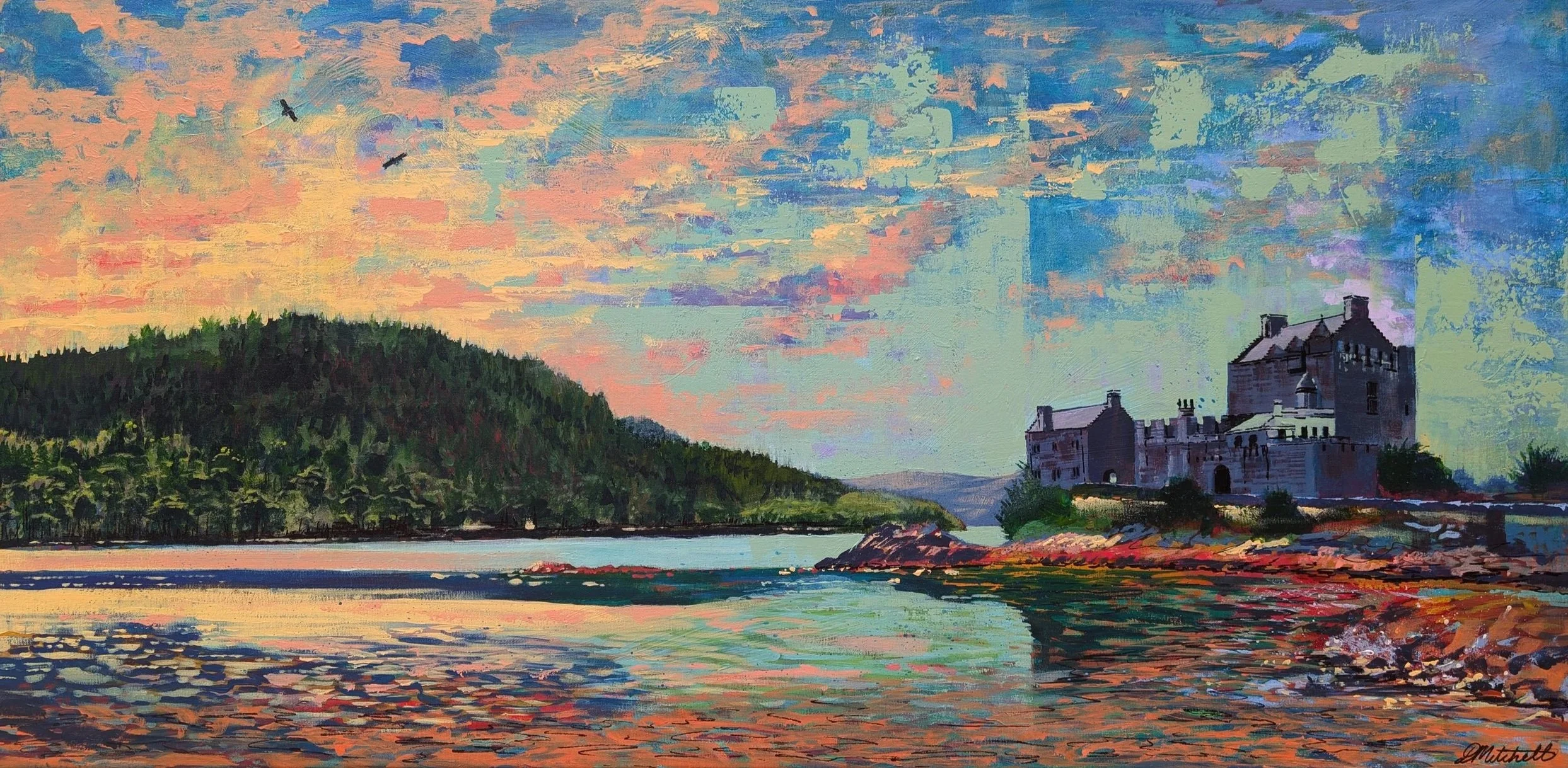 PRIVATE COMMISSION - 'Eilean Donan Castle' / Acrylic on Canvas / 06.08.26