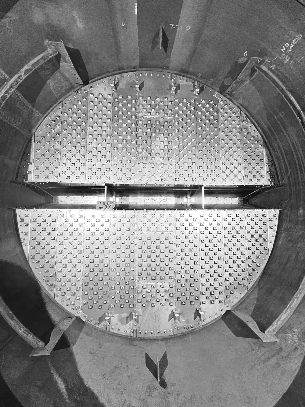 Tower Specialty process internals installation detail