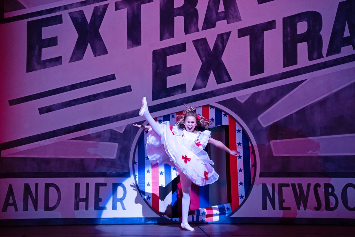 Jade Smith as Baby June in "Gypsy" on Broadway, 2024