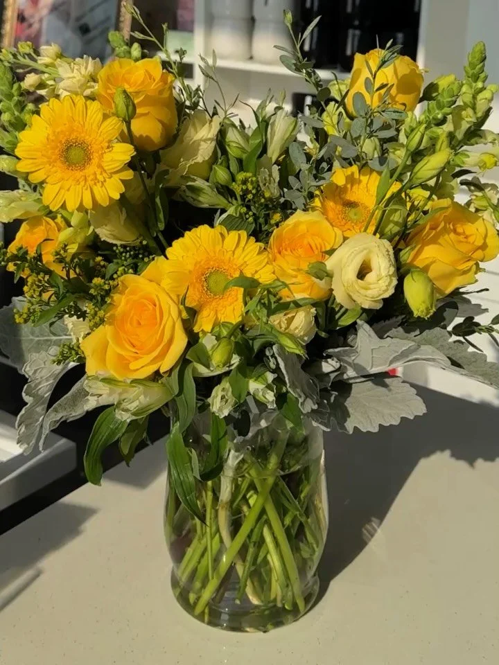Brighten your day with sunshine in bloom! 🌼💛 Celebrate National Yellow Flower Day with our fresh yellow arrangements &mdash; the perfect way to bring warmth, joy, and positivity into any space.

Place your orders on online or Give us a call ! 
WWW.