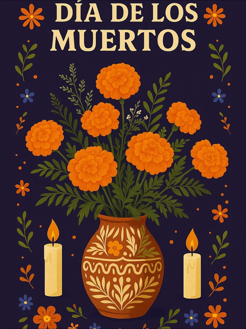 ✨ D&iacute;a de los Muertos Celebration ✨
We&rsquo;re honoring the beauty of tradition with Cempas&uacute;chil (Marigold) bouquets available all week 🌼. 
Bring the vibrant spirit of remembrance into your home with our traditional barro vases &mdash;