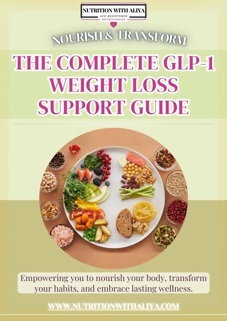 Image showcasing GLP-1 Weight Loss Support — Nutrition With Aliya