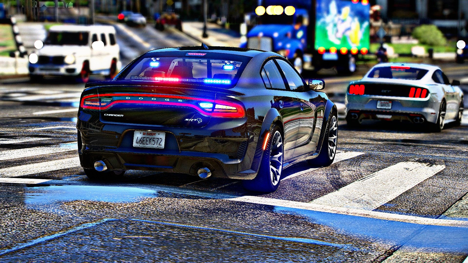 Unmarked SRT Hellcat Charger — Emergency Distributors