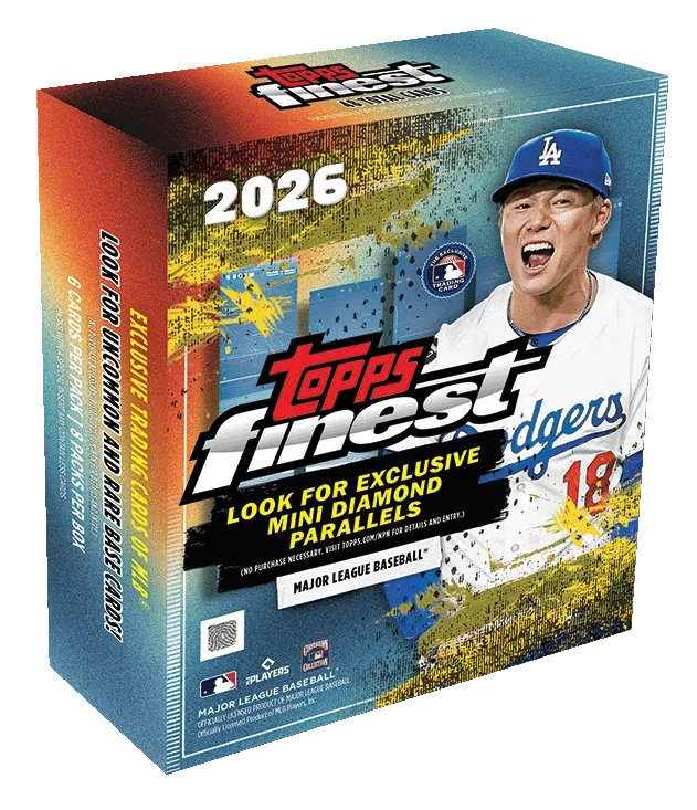 2026 Topps Finest Baseball  Mega Box and 2026 Panini Donruss Blaster Box