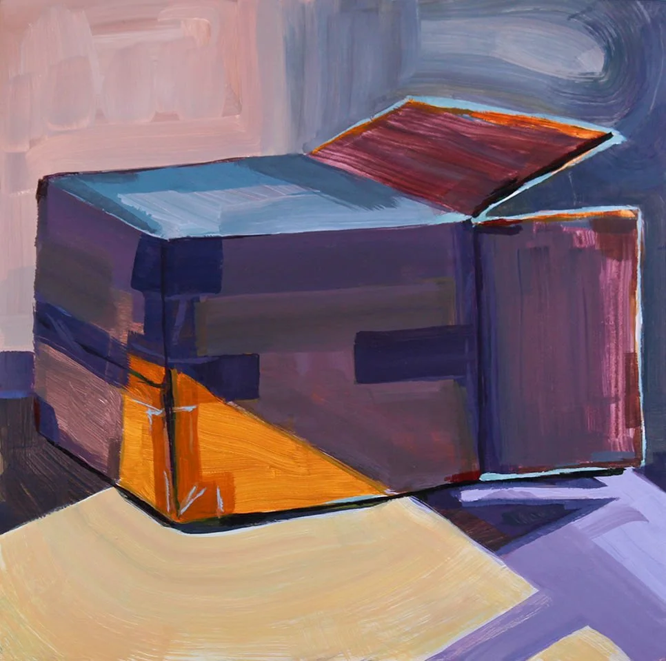 "Box #1"
acrylic on panel
2021
10 x 10 x 2"
