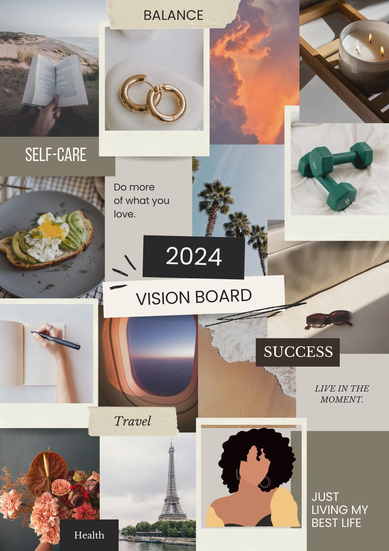Crafternoon Jam: 2024 Vision Board & Affirmations
