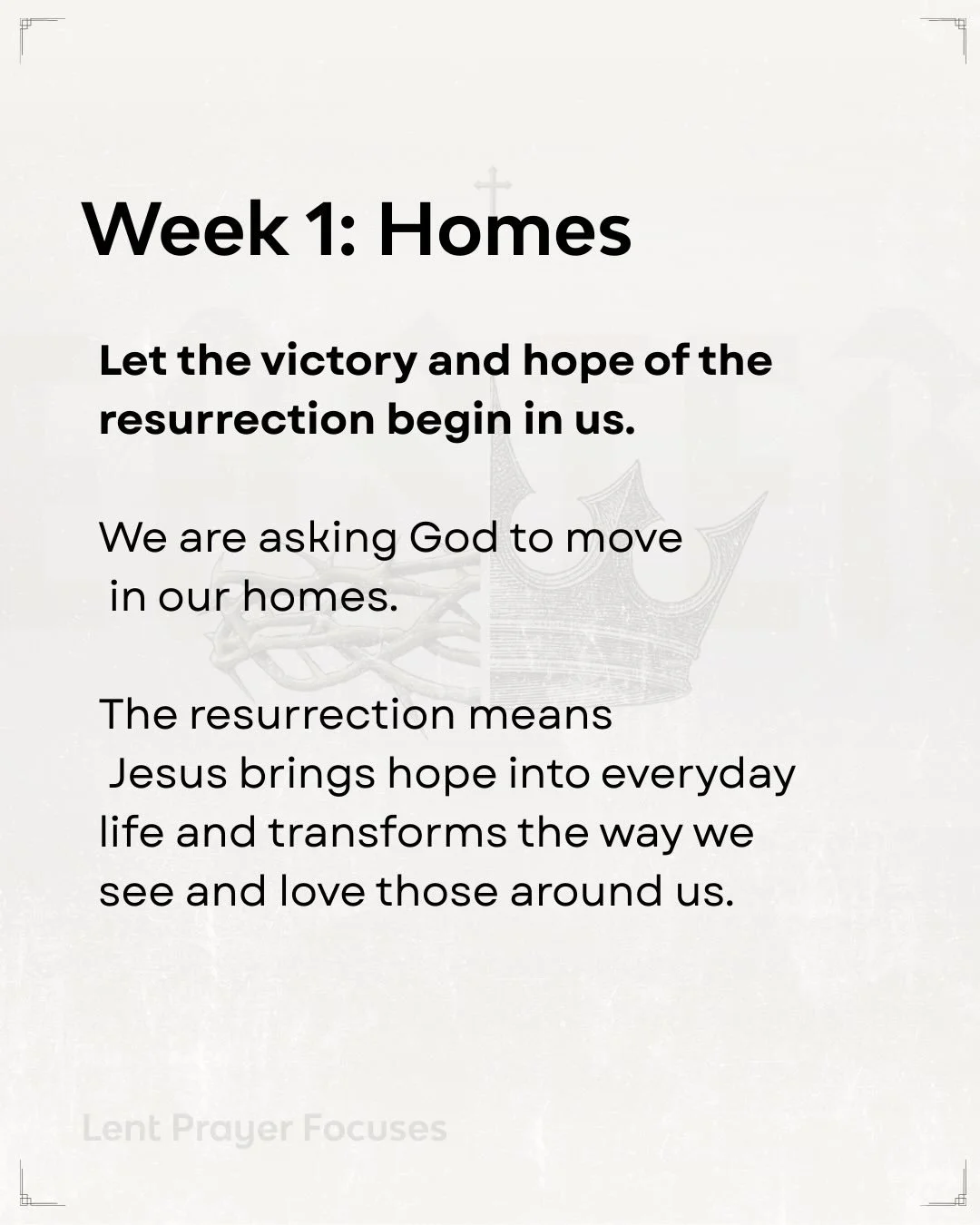 Our weekly email will contain staff-composed prayers for this week&rsquo;s prayer focus.